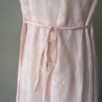 Motherhood  Women's maternity Pink Floral Embroidered special occasion Dress Photo 6