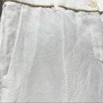 Moschino White Linen Blend Trouser, Size 12 Photo 5