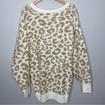 Falls Creek  V-Neck Leopard Print Sweater (Large) Photo 3