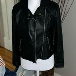 Me Jane . Women's Black Leather Jacket Photo 0
