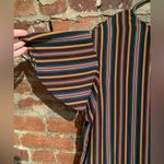 🌈 Rainbow Striped Dress 🌈 Blue Size M Photo 2