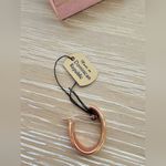 Dominican Republic Rose Gold Hoop Earrings New With Tags Photo 1