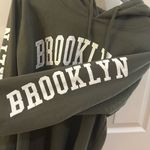On Fire  Green Brooklyn New York Sweatshirt Photo 2