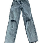 RSQ  Women's Gray Distressed High Rise Straight Leg Jean Size 24 Photo 0
