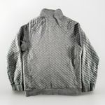 L.L.Bean Mens M Gray Quilted Full Zip Jacket Traditional Fit Cotton Blend Photo 2