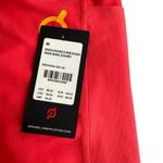 Peloton Women’s M Endurance Rib Highrise Biker Shorts Bright Pink Pockets NWT Photo 2