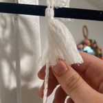 Cupcakes and Cashmere  womens size M white lace sleeveless flounce crop top blouse Photo 8