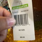 Vibrant Multicolor Woven Tote Bag Red Photo 3