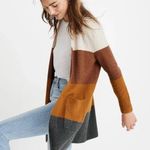 Madewell Kent Colorblock Long Cardigan Photo 0