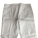 The Row  Womens Size L Pleated Front High‎ Rise Straight Leg Pant Ivory White Photo 4