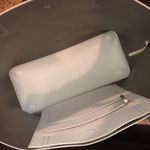 Kate Spade White Leather & Silver Glitter Polka Dot Oversized Tote Shoulder Bag Photo 10