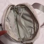 Lululemon White fuzzy  belt bag Photo 4