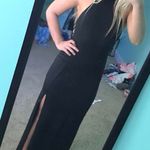 Tobi long black halter dress Photo 0