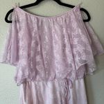 Vintage Union Made Purple Lilac Lace Maxi Dress Size 6 Photo 8