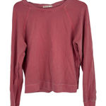 Marine layer  Womens Pink Cotton Crewneck Sweatshirt Size M casual cotton comfy Photo 0
