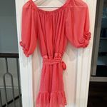 Skylar + Madison  Red Gingham Off Shoulder Dress – Size M, NWT Photo 3