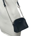 Steve Madden Bmaggie Black Faux Leather Dome Chain Crossbody Hand Shoulder Bag Photo 2