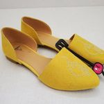 Baby Phat Mustard Yellow Pointed Toe Flats Photo 1