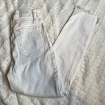 Ymi  Dream Jeans Ankle High Rise White 1 25‎ Denim Jean Raw Hem Photo 0