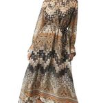 MISA Los Angeles NWT PALOMA DRESS IN ALHAMBRA MOSAIC By Misa Size XS Photo 0