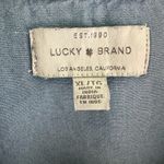 Lucky Brand  Casual Blue Button Down Shirt Photo 5