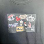 ZARA ‎ Black Graphic Sweatshirt Photo 5