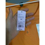 Wild Fable Orange Ribbed Button Short Sleeve Crop Top XXL NWT Photo 4