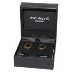 R.H. Macy's & Co. 10k Solid Gold Mini Hoops NWT Photo 0