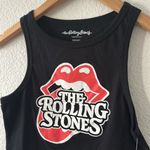 The Rolling Stones  Black Crop Top Photo 1