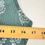 Lucky Brand  Green Henley Sleeveless Shirt Womens S Boho Casual Tank Top Floral Photo 6
