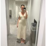 Free People  Madsen Midi Dress in Oatmilk Size Large Photo 1