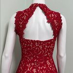 Francesca’s red lace festive holiday dress size XS Photo 8