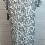 Lizard Thicket Fourteen & 9 th snake print blue kaftan dress size L NWT Photo 4