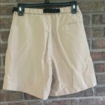 Eddie Bauer  Beige Cargo Shorts with Black Belt Photo 3