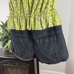 Rewind  Romper Women's Off the Shoulder Tie Dye XL Cuffed Pull-over Photo 4