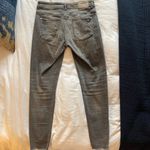 ZARA Gray Ripped Distressed Skinny Jeans Photo 6