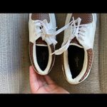 Oakley  High-Quality Brown & White Leather Golf Shoes Photo 3