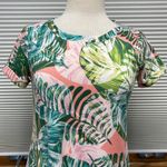 Adyson Parker  NWT Tropical Print Palm Tree Leaf T-shirt Dress Size XS Photo 1