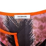 P.A.R.O.S.H. silk sunset palm tree tunic blouse NWT M Pink Size M Photo 1