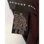 August Silk black white daisy print sleeveless dress wedding guest M Photo 6