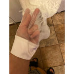 Boutique white lace dress with mesh insets size 2XL Photo 3