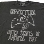 Led Zeppelin Shirt Size XL Band Tee Rock Tee 1977 North American Tour Graphic Tee Unisex Photo 2
