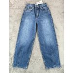 NWT Etica Iris Relaxed Barrel Jean‎ basalt Women's Size 26 Denim Blue School Y2K Photo 3