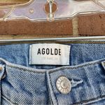 AGOLDE Toni Light Wash Denim Distressed Jeans Size 24 Photo 3