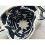 Aztec Print Bucket Bag Drawstring Bag Black Photo 6