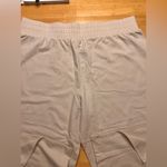 Belle Beach by Kim Gravel Cream Wide Leg Cropped Cream pants summer beach pocket Size L Photo 6