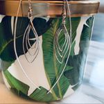 Silver Dangly Earrings Costume Jewelry Photo 0