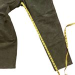 Vintage Evan Davies Genuine Olive Green Suede Cigarette Pants Size 6 Photo 4