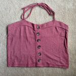 American Eagle Outfitters Checkered Crop Top Photo 0