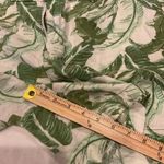 Old Navy Green and White Bermuda Shorts Botanical Print Photo 4